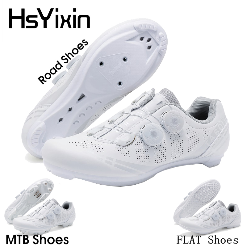 Mtb Pedals - Men's Road Cycling Shoes Speed White