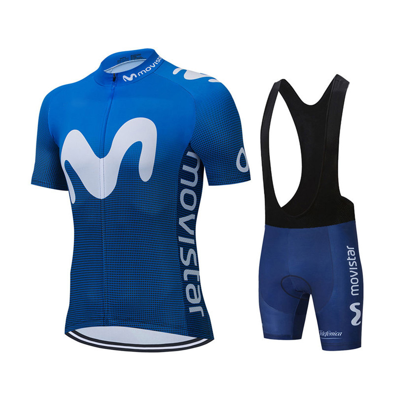Padded Cycling Shorts - New Summer Movistar Team Cycling Jersey