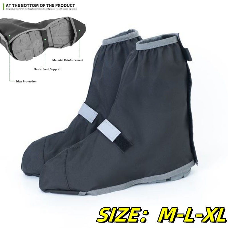 Cycling Shoe Covers - Durable Oxford Waterproof Rain Shoes Cover