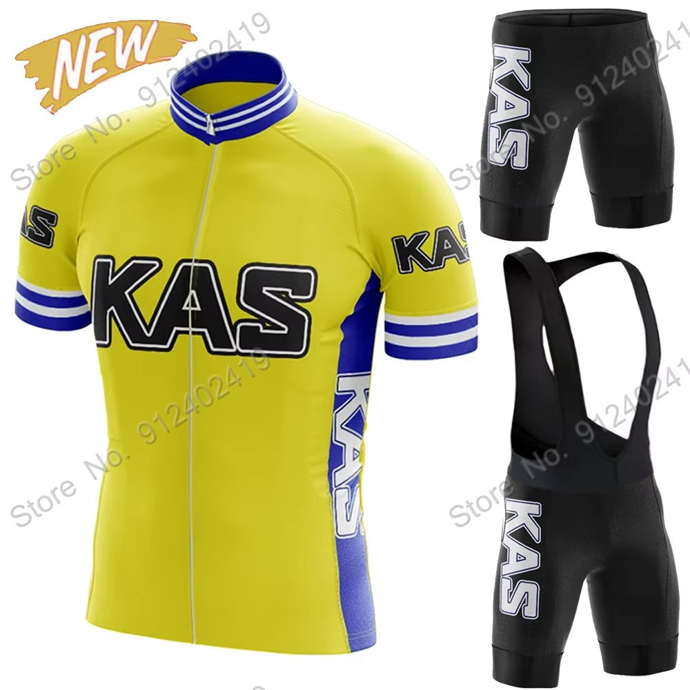 Padded Cycling Shorts - New Retro Kas Team 2026 Cycling