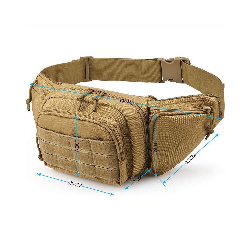 Cycling Gear Usa - Tactical Waist Pack Waterproof Hip Bag