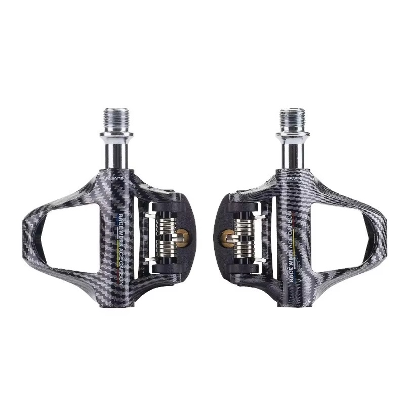 Mtb Pedals - Lightweight Carbon Fiber Pedals with Lock