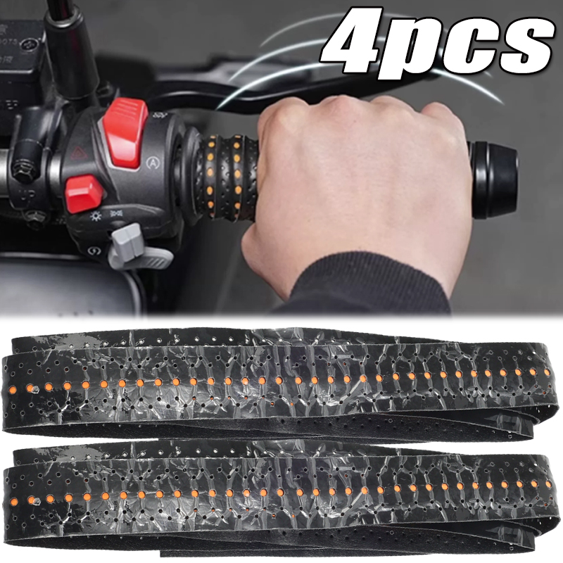 2/4pcs Motorcycle Non-Slip Gri - Bike Handlebar Tape ulasan dan harga
