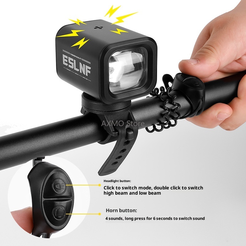 Rechargeable Horn Bike Headlig - Road Cycling Essential Gear ulasan dan harga
