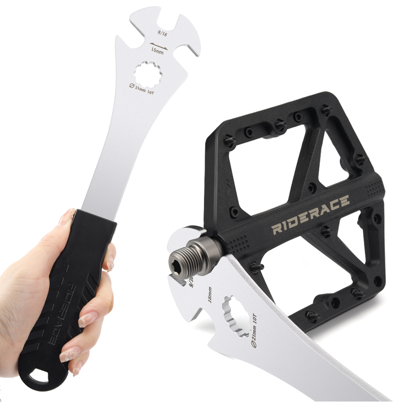 RIDERACE Bike Pedal Wrench Hig - Mtb Pedals ulasan dan harga