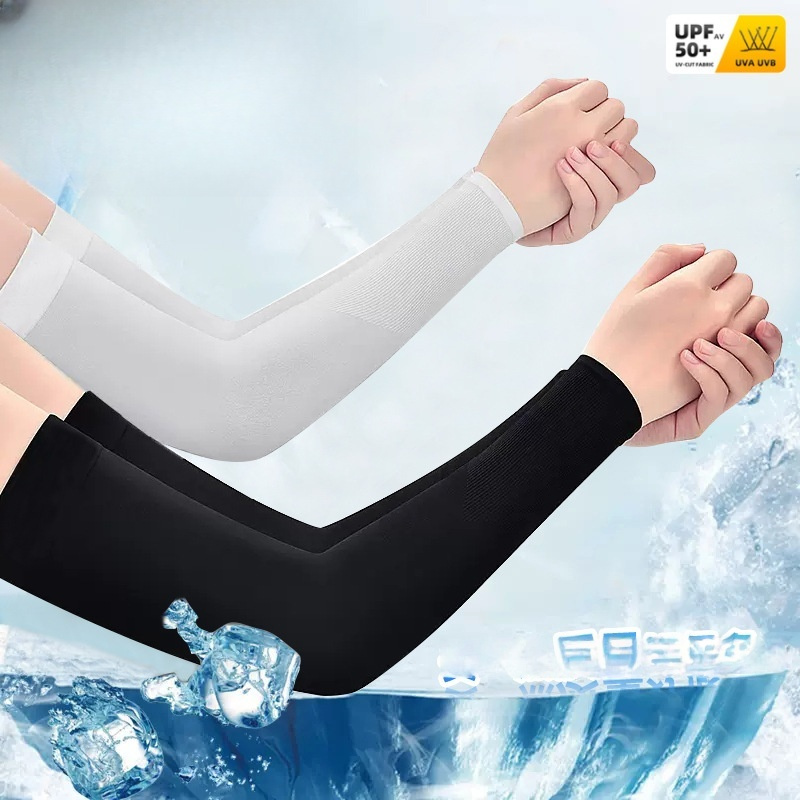 2pcs Ice Silk Arm Sleeves, Bre - Cycling Gear Usa ulasan dan harga