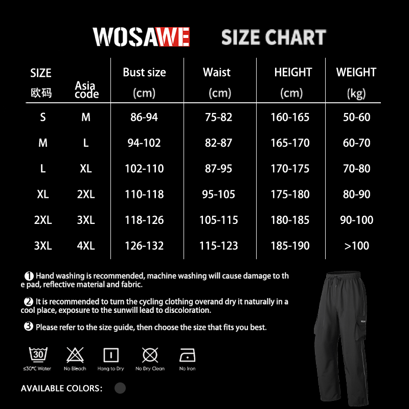 WOSAWE Hiking Rain Pants Outdo - Cycling Shoe Covers ulasan dan harga