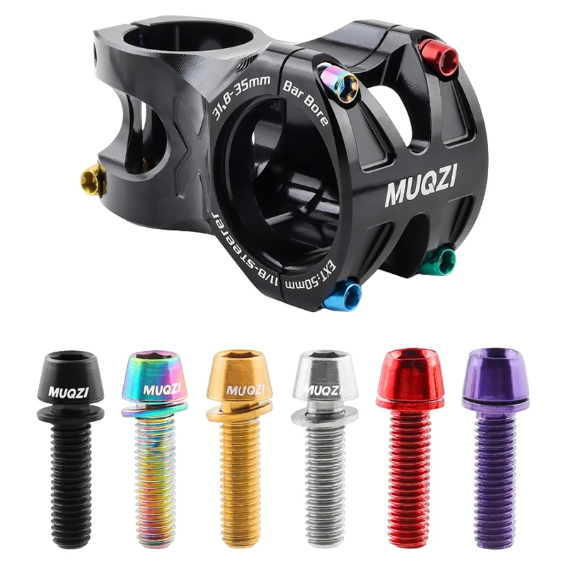 MUQZI 6pcs Stem Bolts M5x17mm  - Bike Stem Riser ulasan dan harga