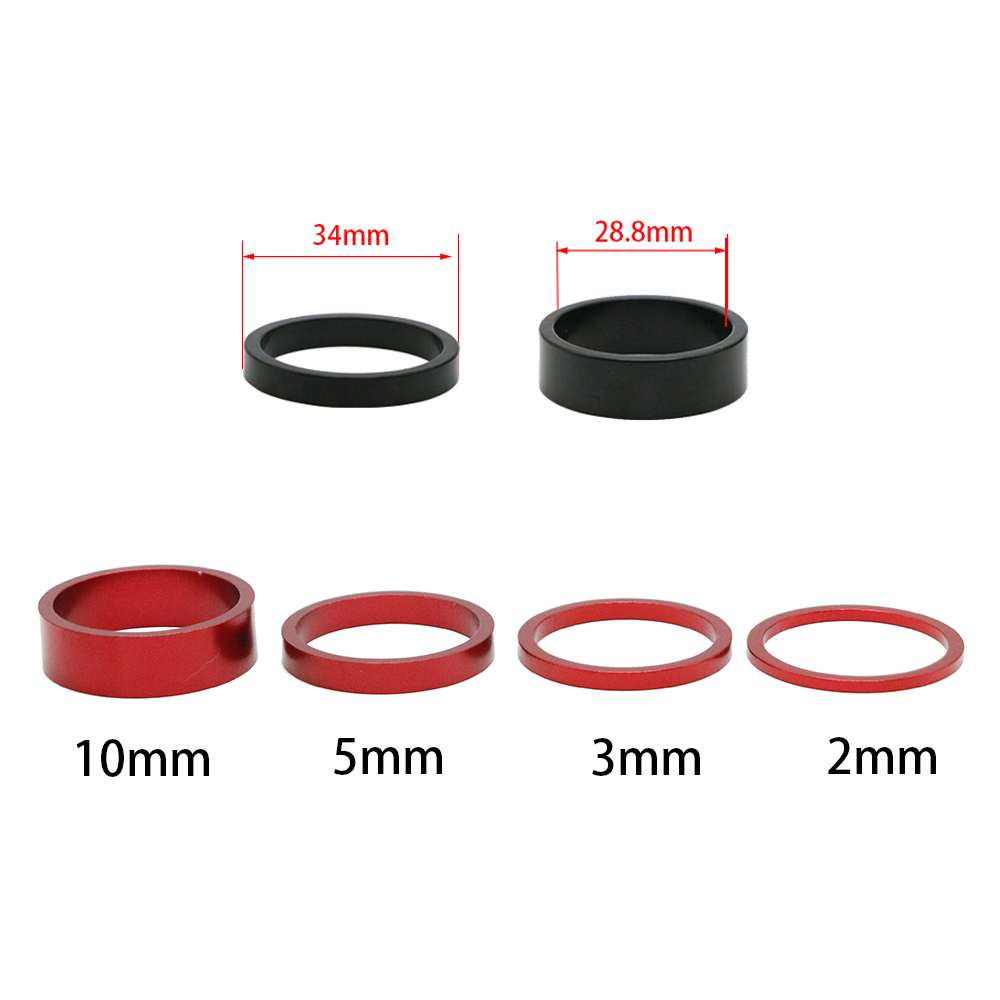 6Pcs/Set 10mm MTB Road Bike St - Bike Stem Riser ulasan dan harga