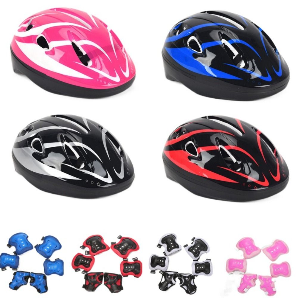 Kids Helmet Knee Elbow Pads Wr - Cycling Gear For Kids ulasan dan harga