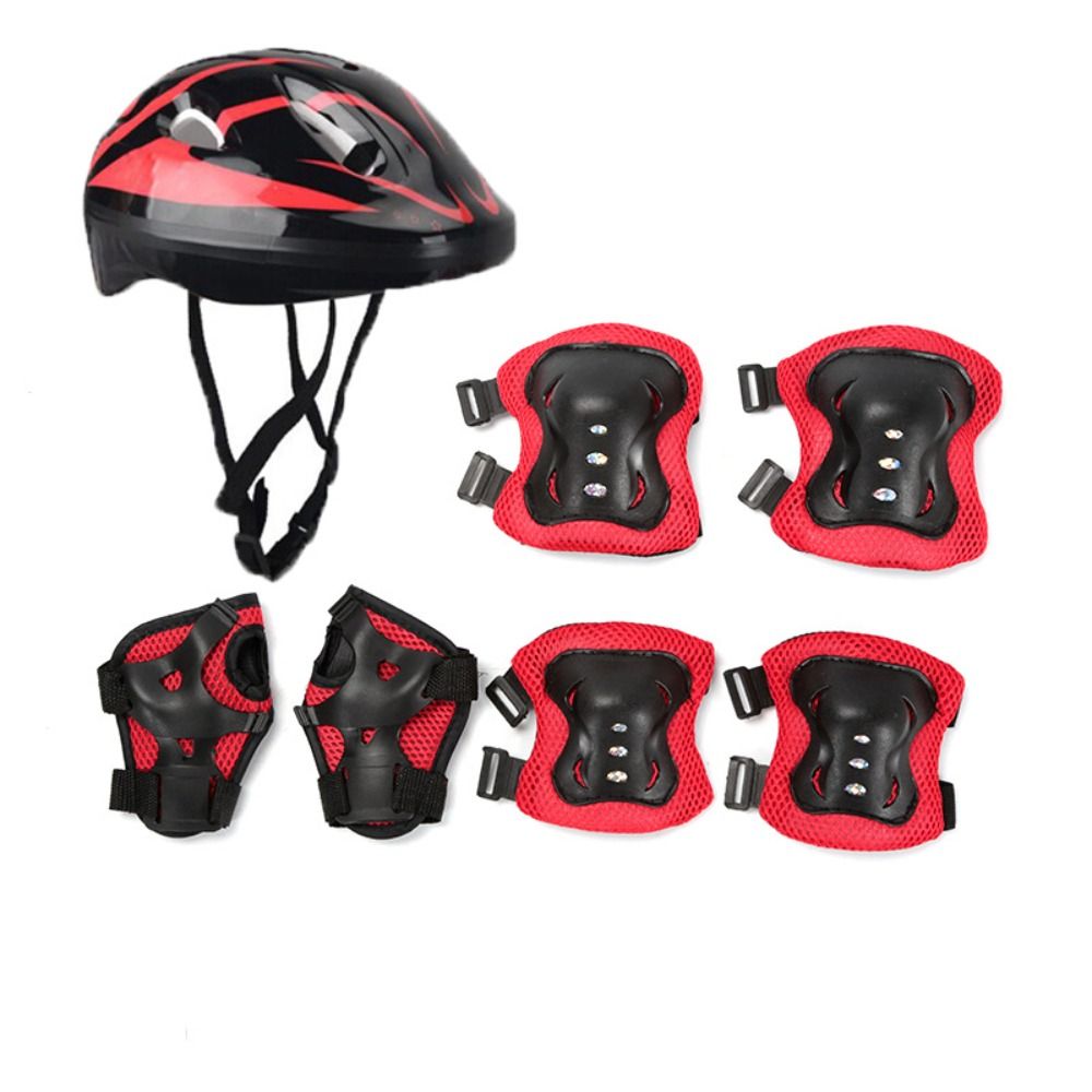 Kids Helmet Knee Elbow Pads Wr - Cycling Gear For Kids ulasan dan harga