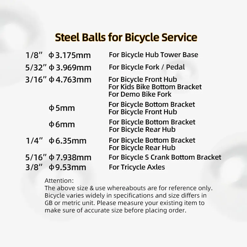 144/20pcs Bicycle Steel Balls  - Mtb Pedals ulasan dan harga