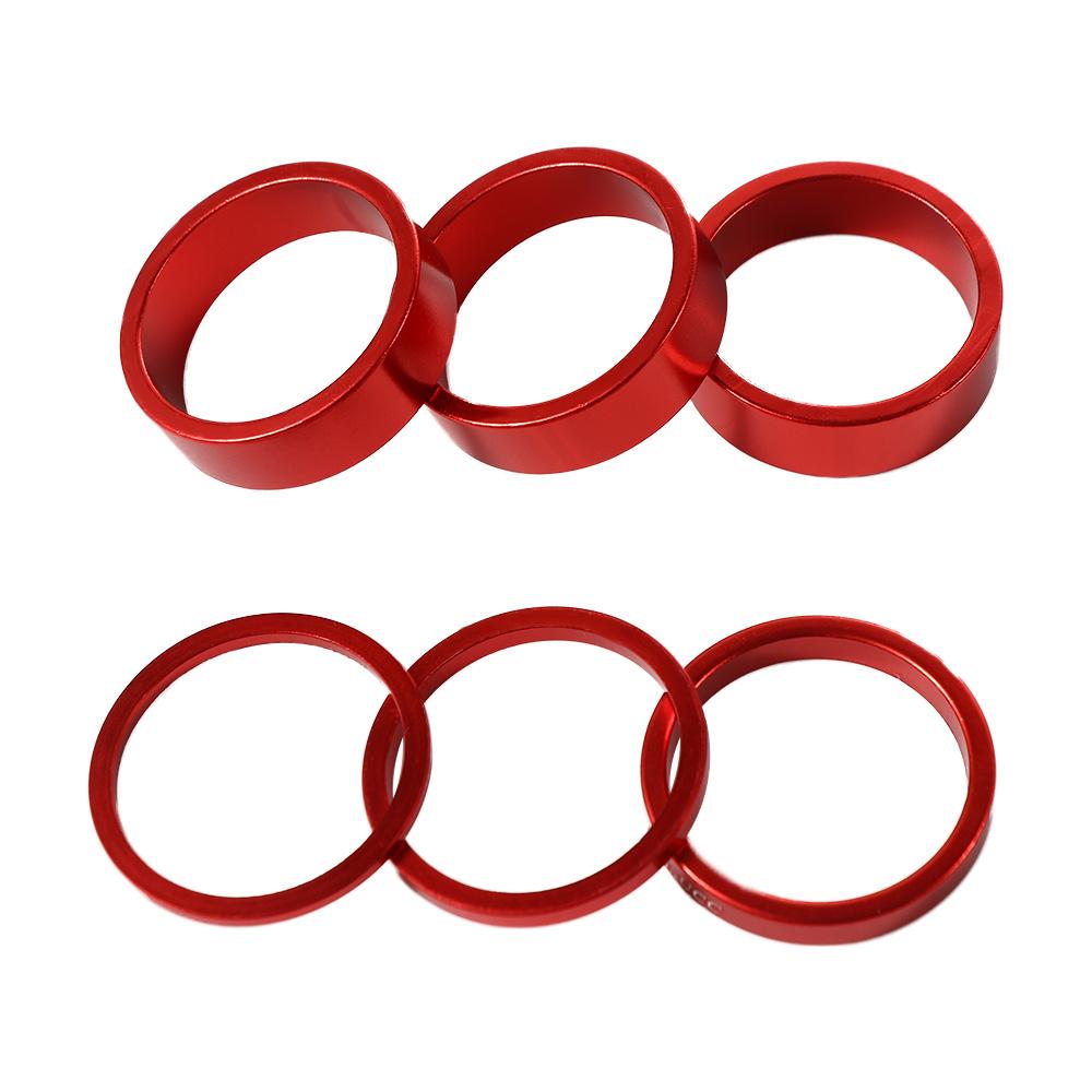 6pcs/set Headset Riser Aluminu - Bike Stem Riser ulasan dan harga