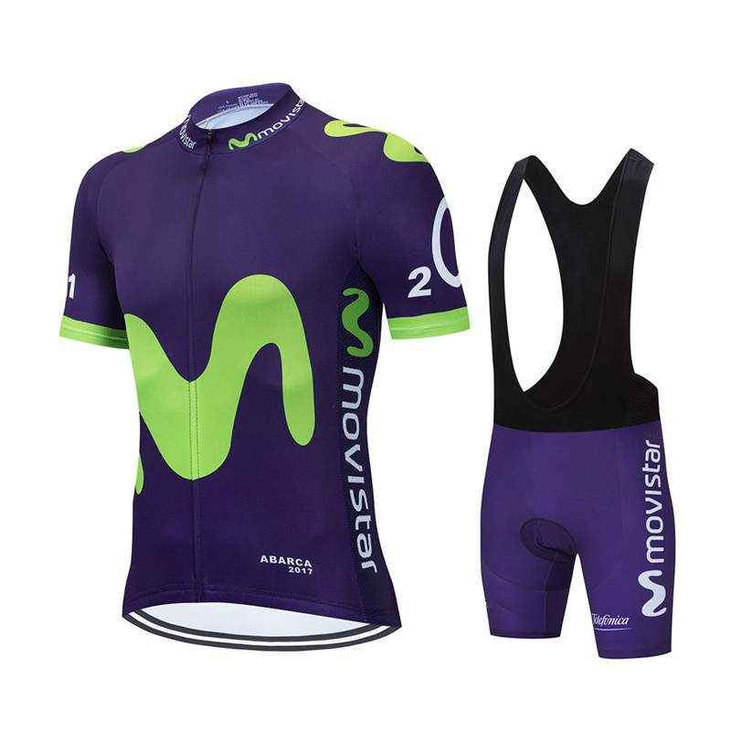 New Summer Movistar Team Cycli - Padded Cycling Shorts ulasan dan harga