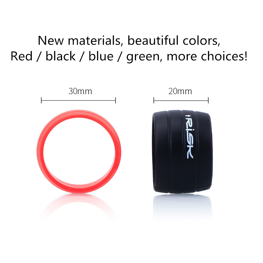 RISK 2pcs Anti-Slip Silicone R - Bike Handlebar Tape ulasan dan harga