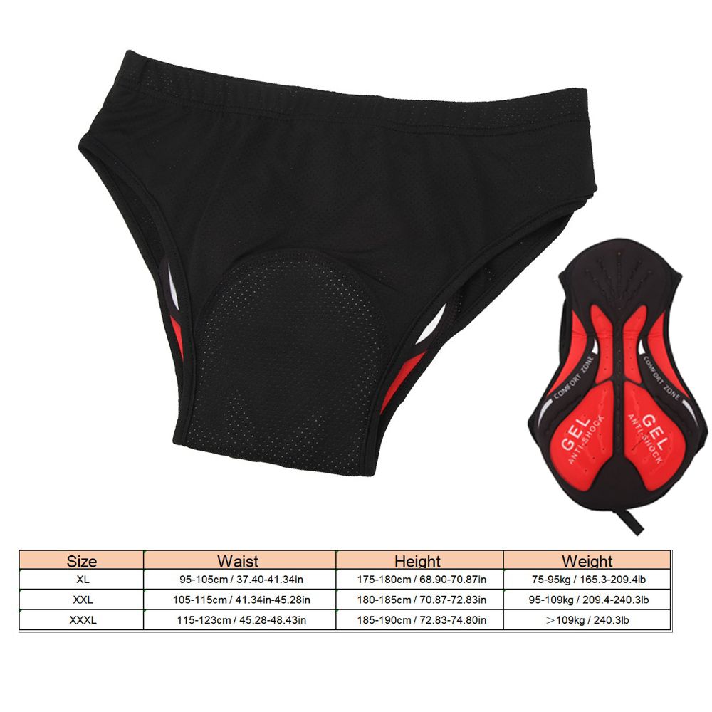 Comfortable 3D Padded Cycling  - Padded Cycling Shorts ulasan dan harga