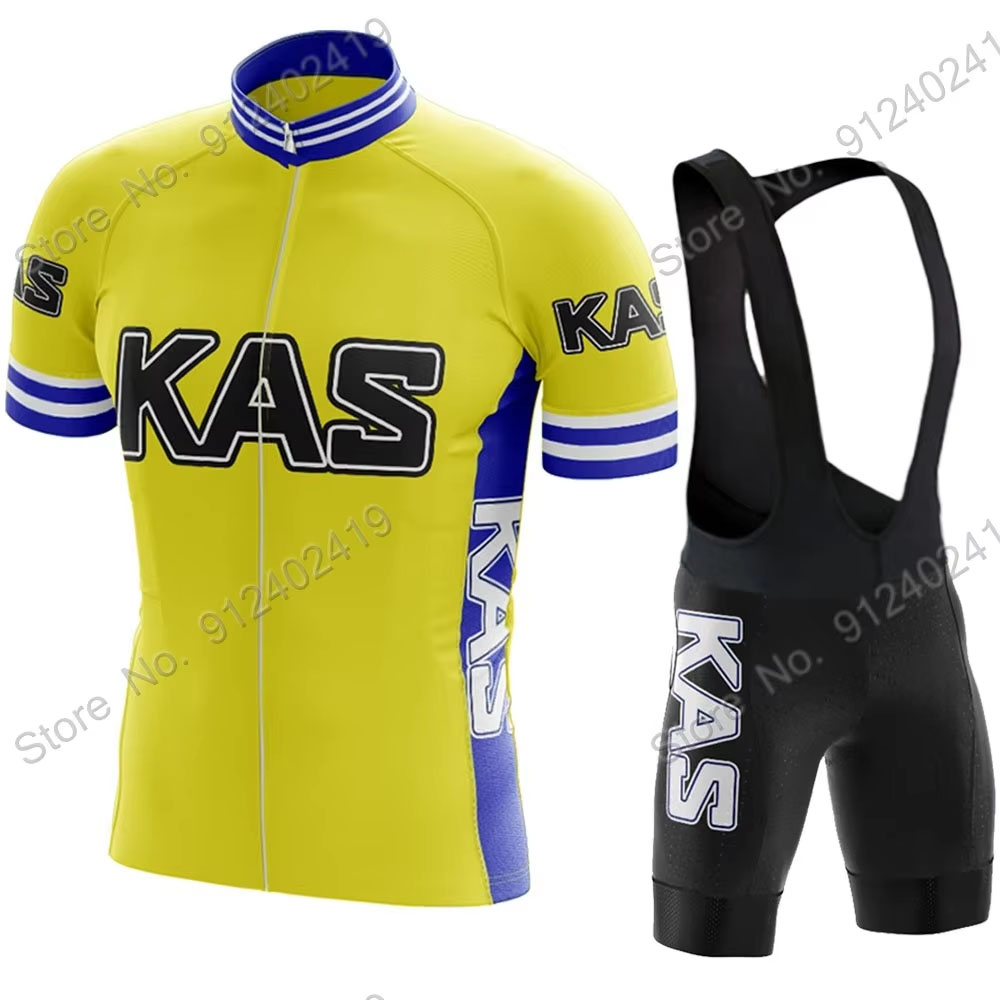 New Retro Kas Team 2026 Cyclin - Padded Cycling Shorts ulasan dan harga