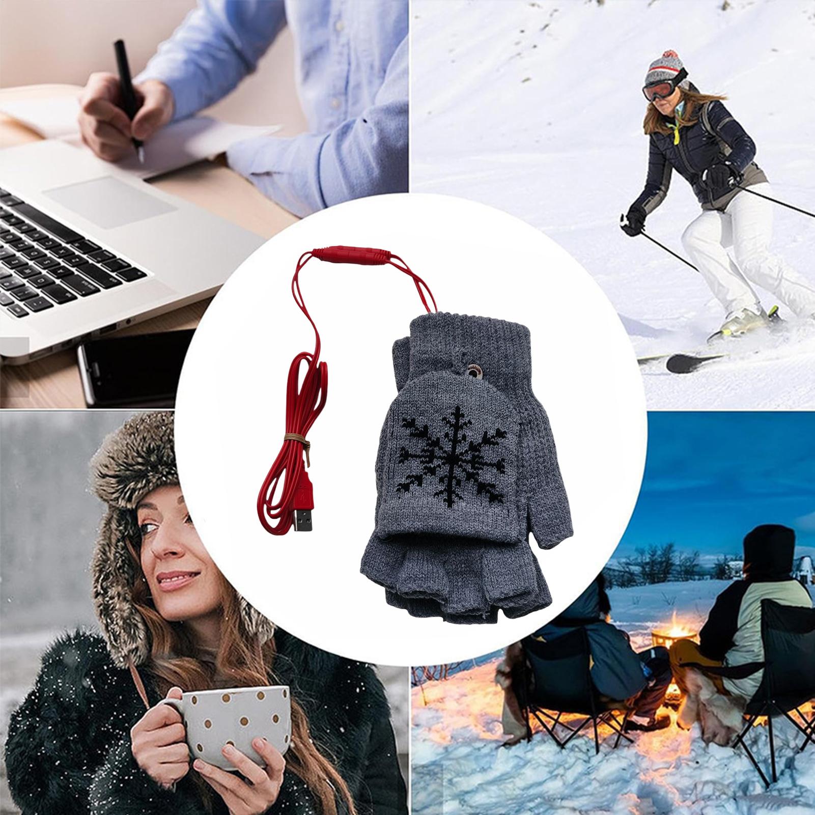 Heated Gloves Fingerless USB H - Cycling Gear Cold Weather ulasan dan harga
