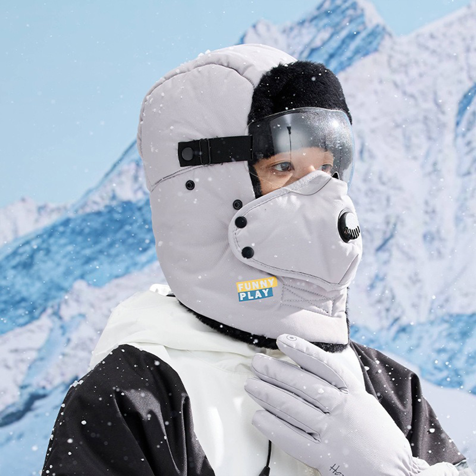 Thermal Winter Hat Fleece Line - Cycling Gear Cold Weather ulasan dan harga