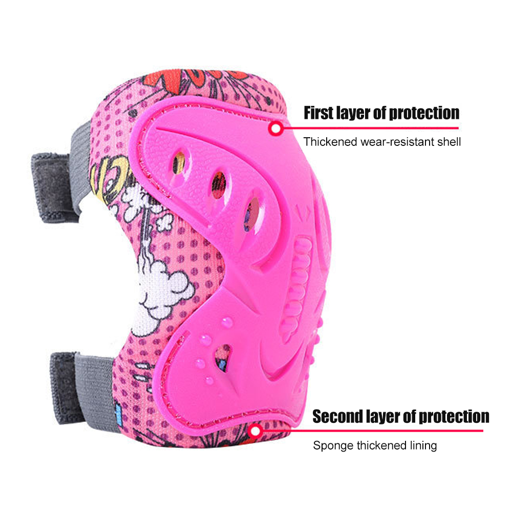 6Pcs Kids 3-12 Years Knee Elbo - Cycling Gear For Kids ulasan dan harga