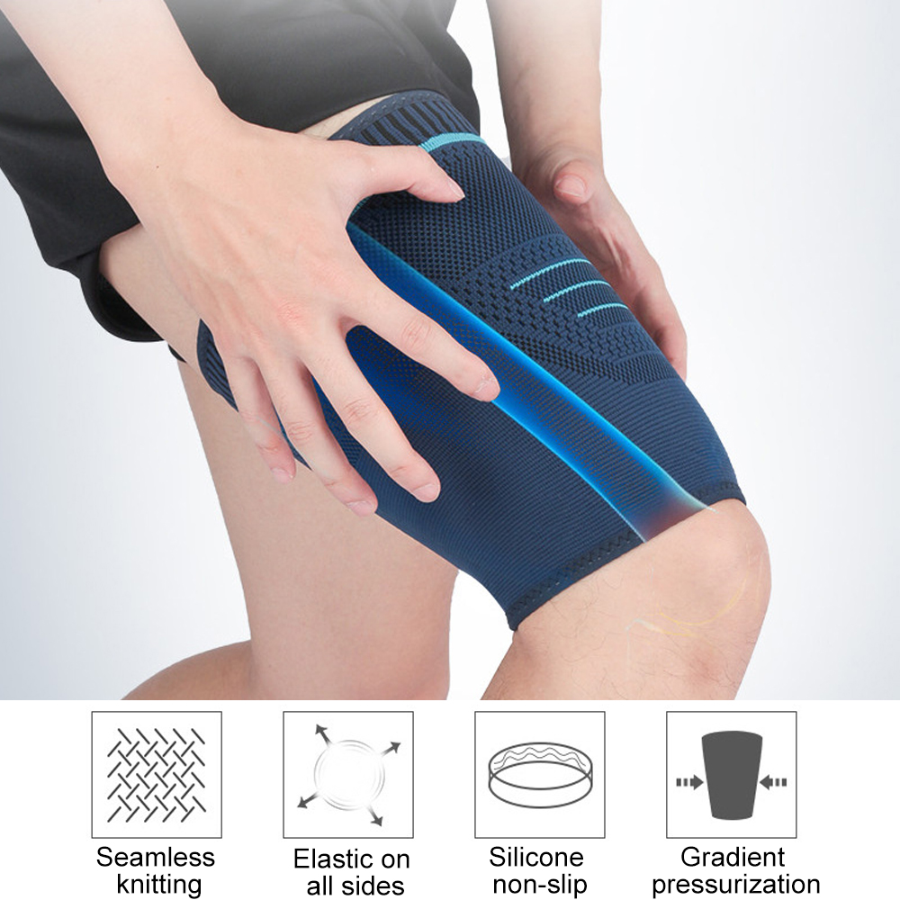 1/2Pcs Thigh Compression Sleev - Cycling Quads ulasan dan harga