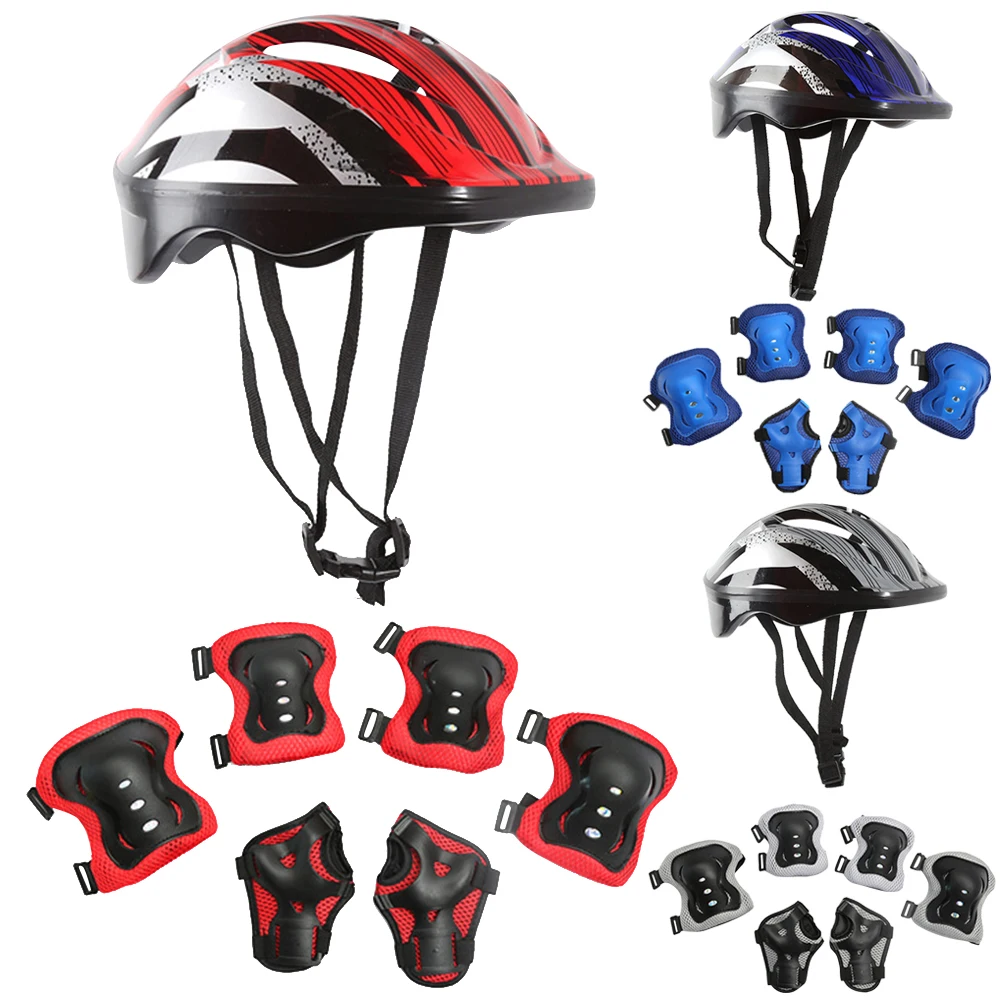 7Pcs Bicycle Sport Protective  - Cycling Gear For Kids ulasan dan harga