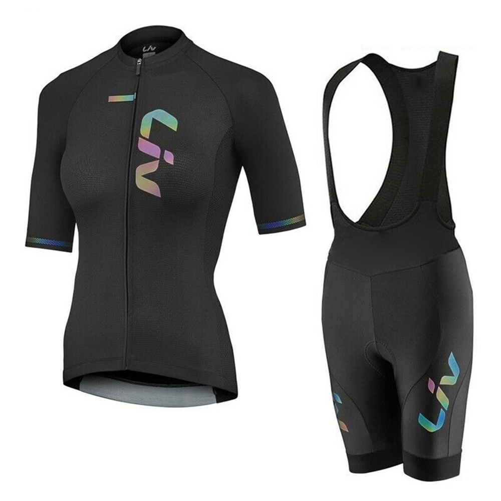 LIV Summer Cycling Jersey Bib  - Padded Cycling Shorts ulasan dan harga