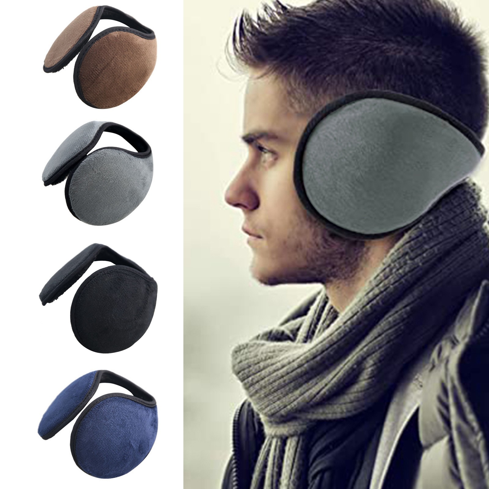 Winter Ear Muffs Warm Fleece F - Cycling Gear Cold Weather ulasan dan harga